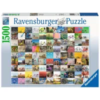 Ravensburger puzzel 1500 stukjes 99 Fietsen en meer…..